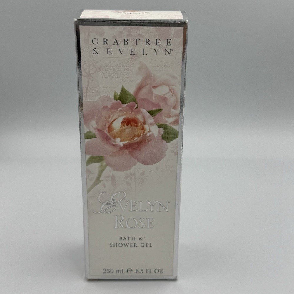 CRABTREE Evelyn Classic Evelyn Rose Bath & Shower GEL 8.5 Oz. Discontinued